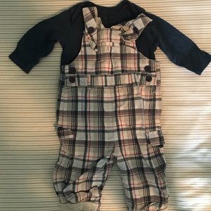 Baby boy 3-6 months overalls set